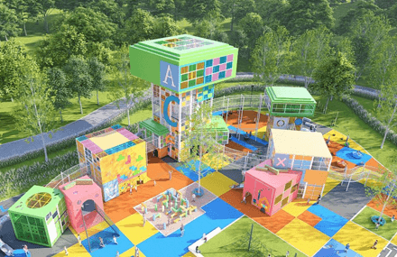 貴州息烽南山積木城堡樂園